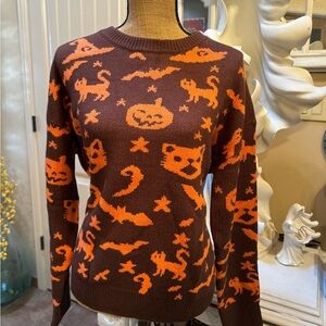 Vintage Style Halloween Sweater